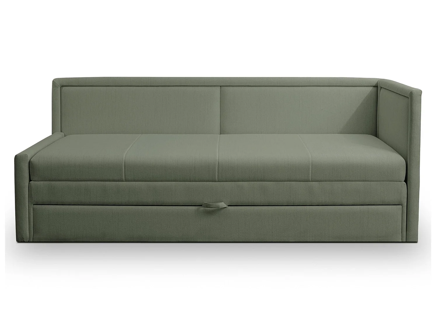 Tienerbed met opbergruimte - saliegroen - CAPRILI