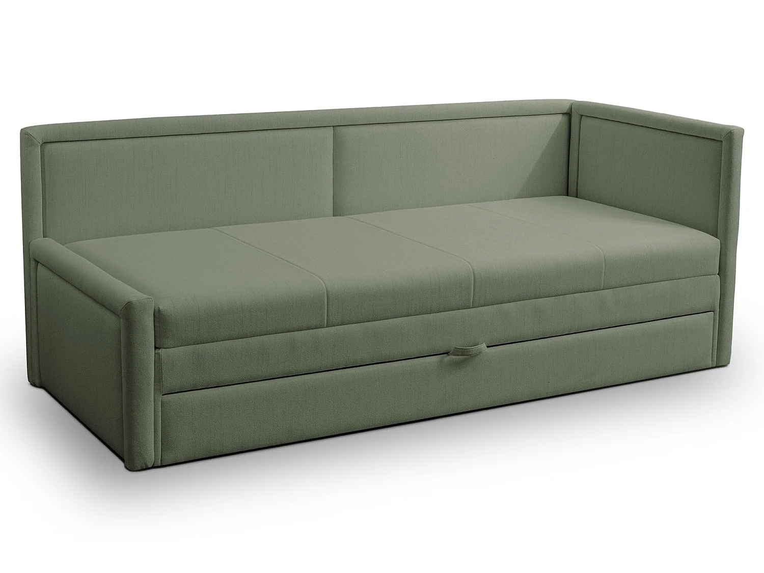 Tienerbed met opbergruimte - saliegroen - CAPRILI