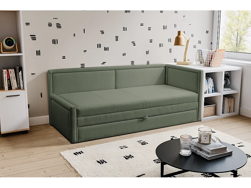 Lit ado avec rangement - vert sauge - CAPRILI