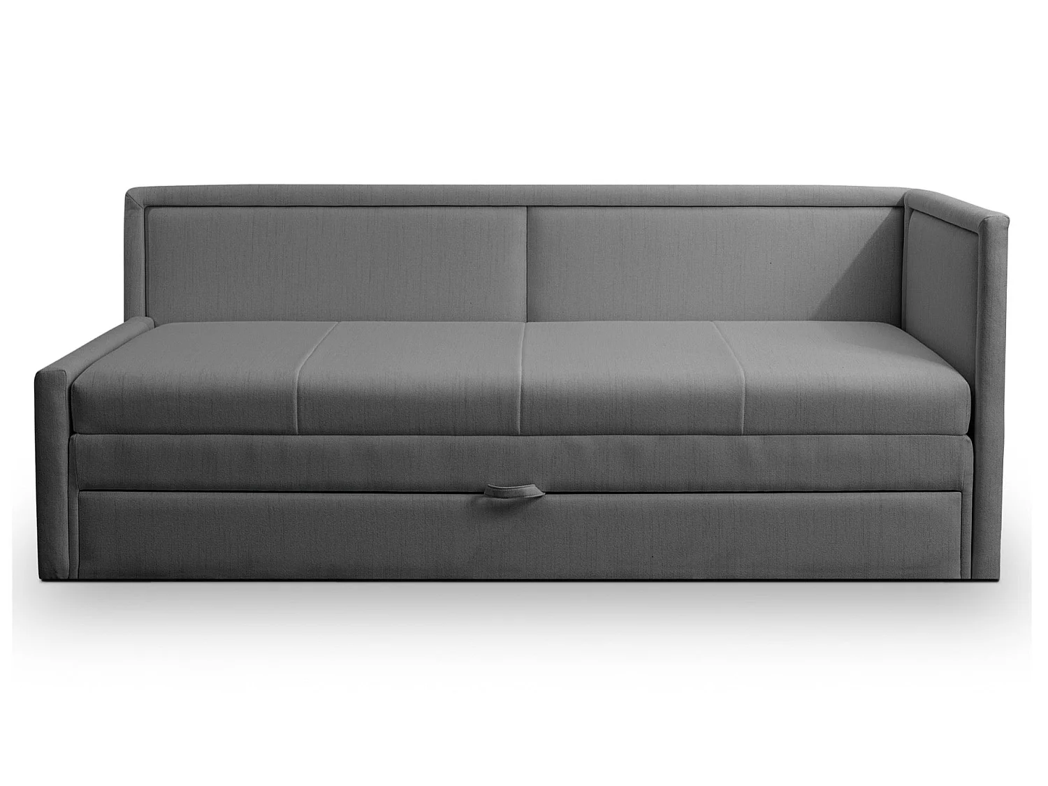 Lit ado avec rangement - gris foncé - CAPRILI