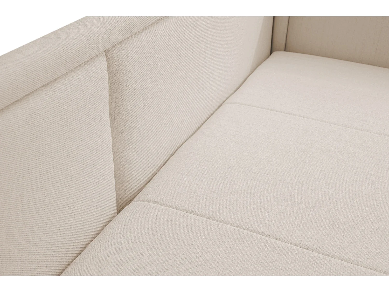Tienerbed met opbergruimte - lichtbeige - CAPRILI