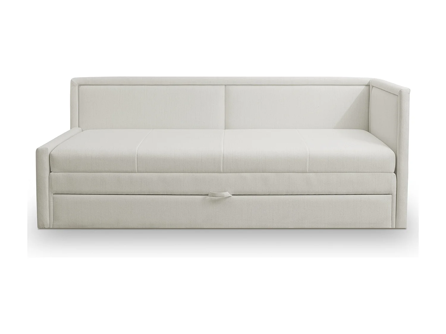 Lit ado avec rangement - crème - CAPRILI