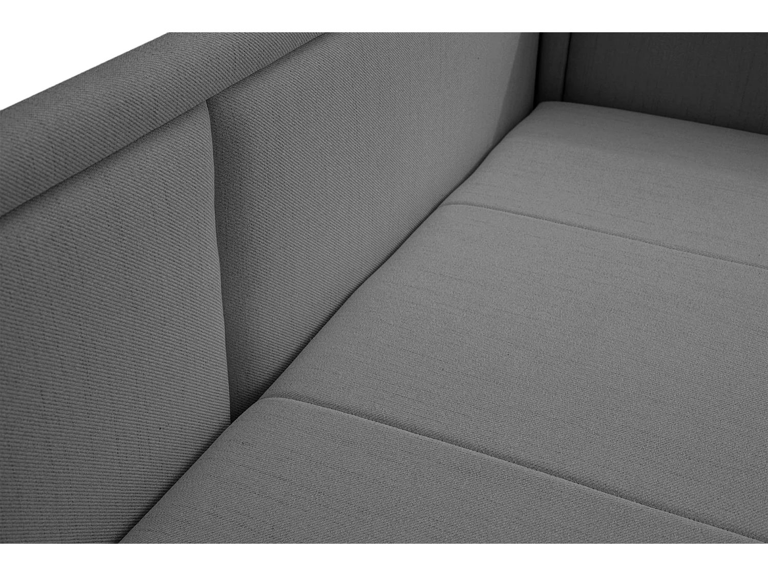 Lit gigogne pour adolescent - deux places - gris foncé - CAPRILI