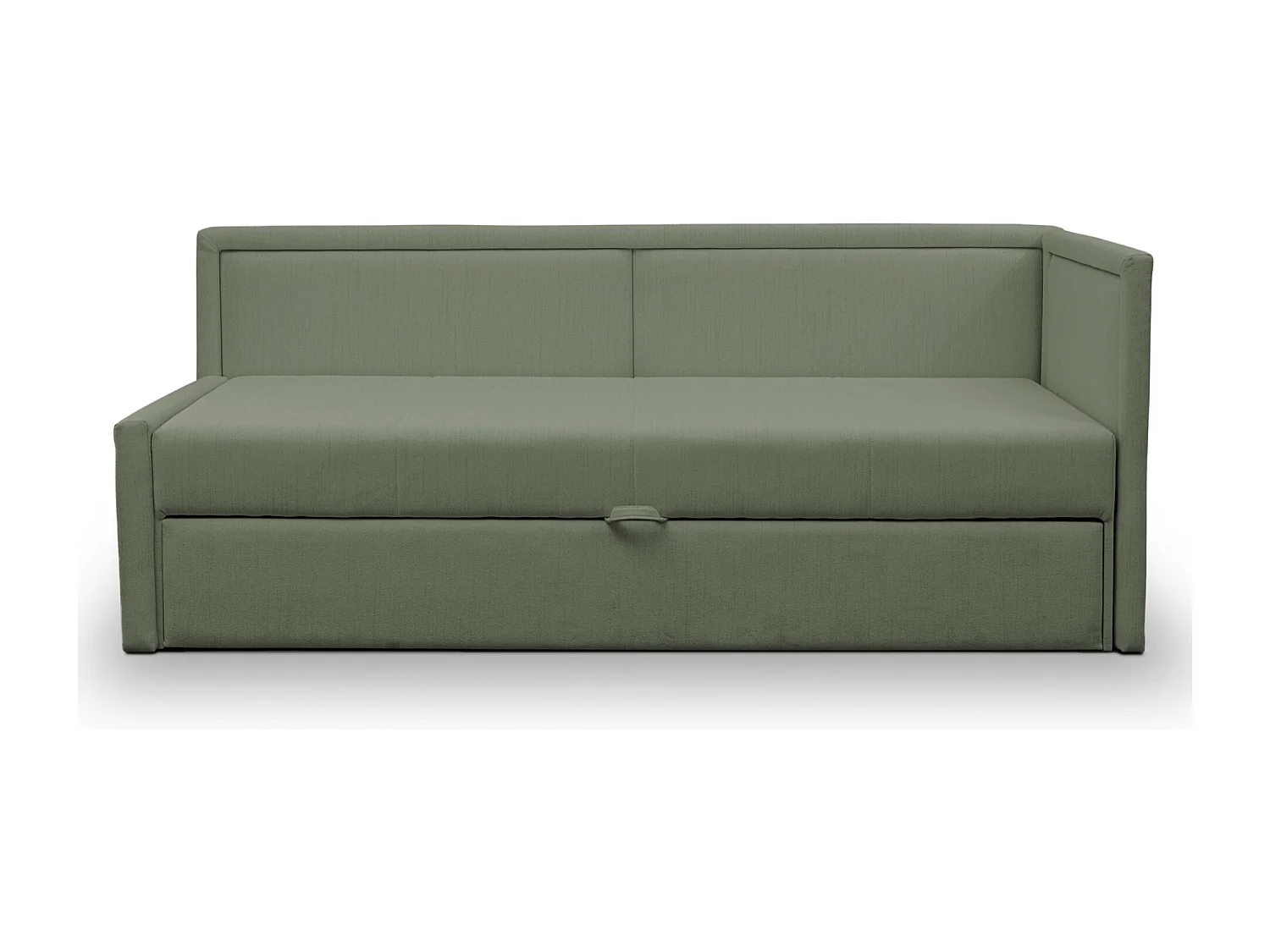 Lit gigogne pour adolescent - deux places - vert sauge - CAPRILI