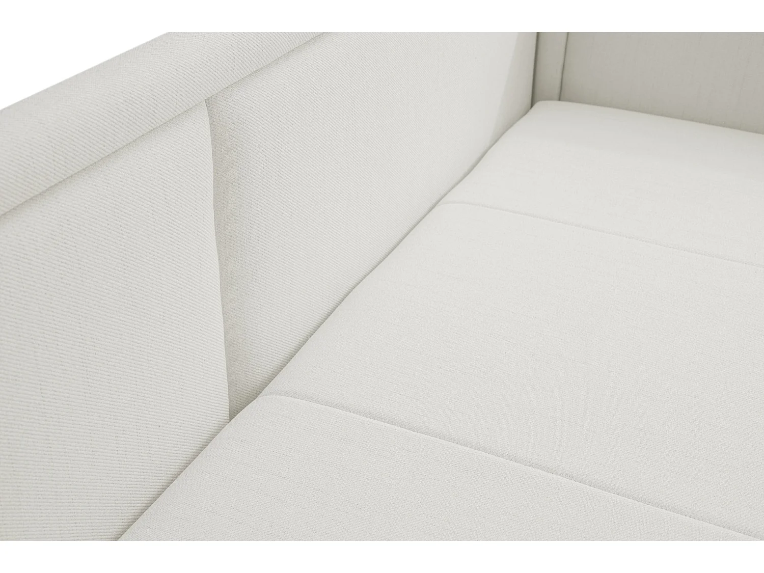 Ausziehbares Jugendbett für zwei Personen - Creme - CAPRILI