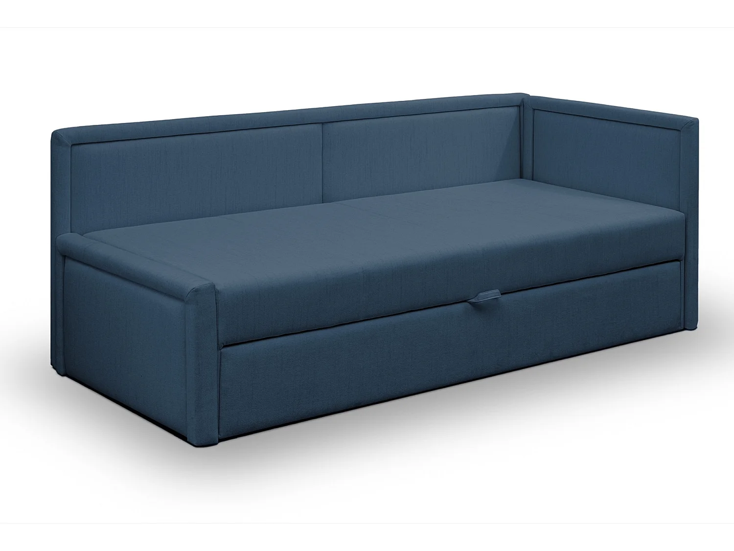 Ausziehbares Jugendbett für zwei Personen - Dunkelblau - CAPRILI