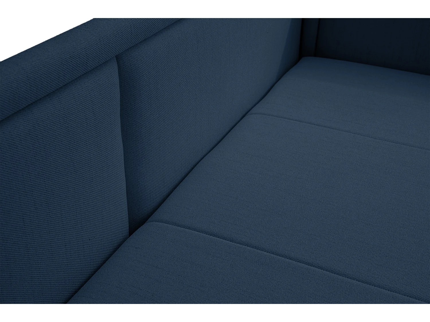 Lit gigogne pour adolescent - deux places - bleu marine - CAPRILI