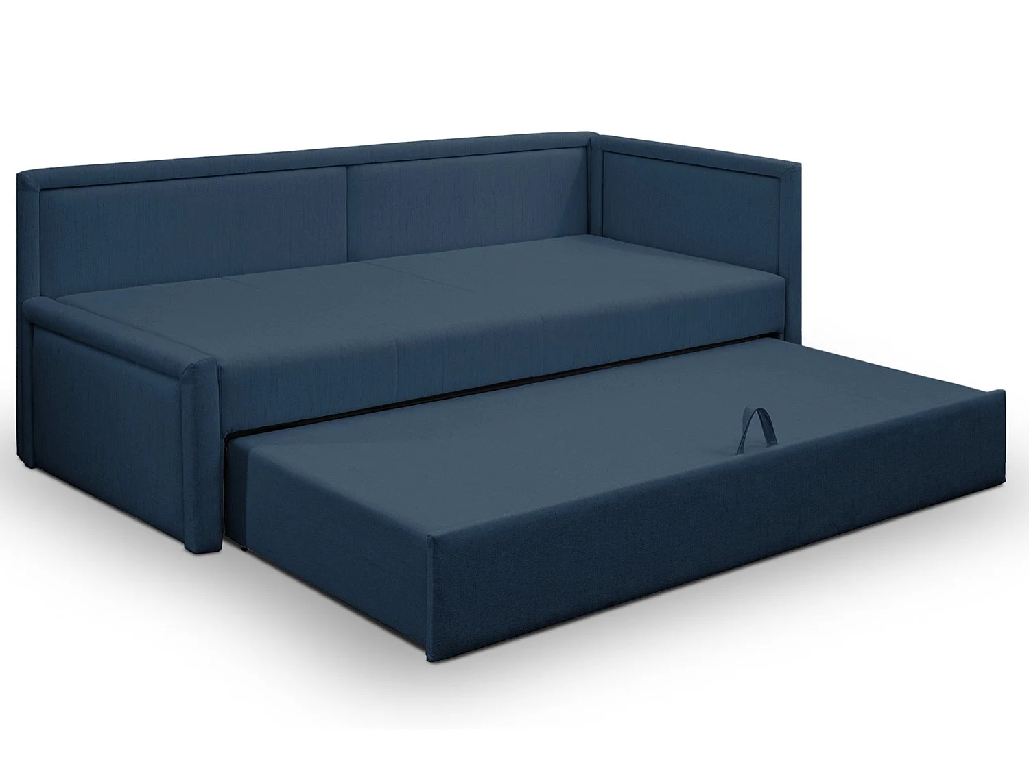 Lit gigogne pour adolescent - deux places - bleu marine - CAPRILI