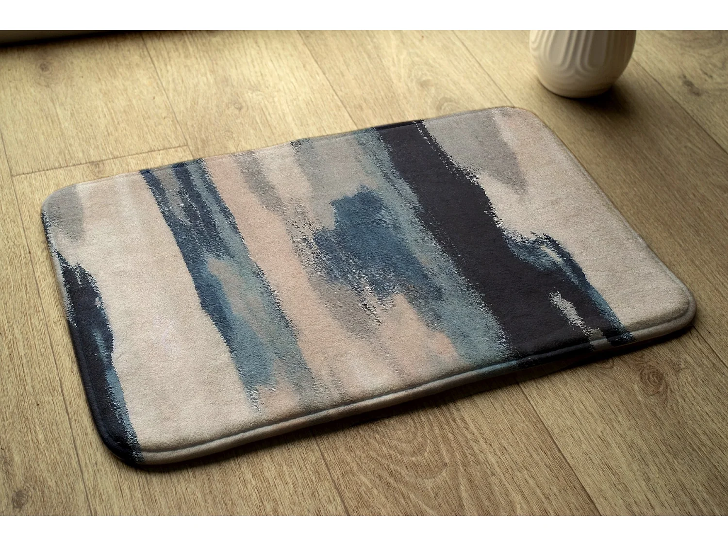 Tapis de chambre, 75x45 cm. Motif abstrait. Tapis tendance pour une chambre ou un salon.