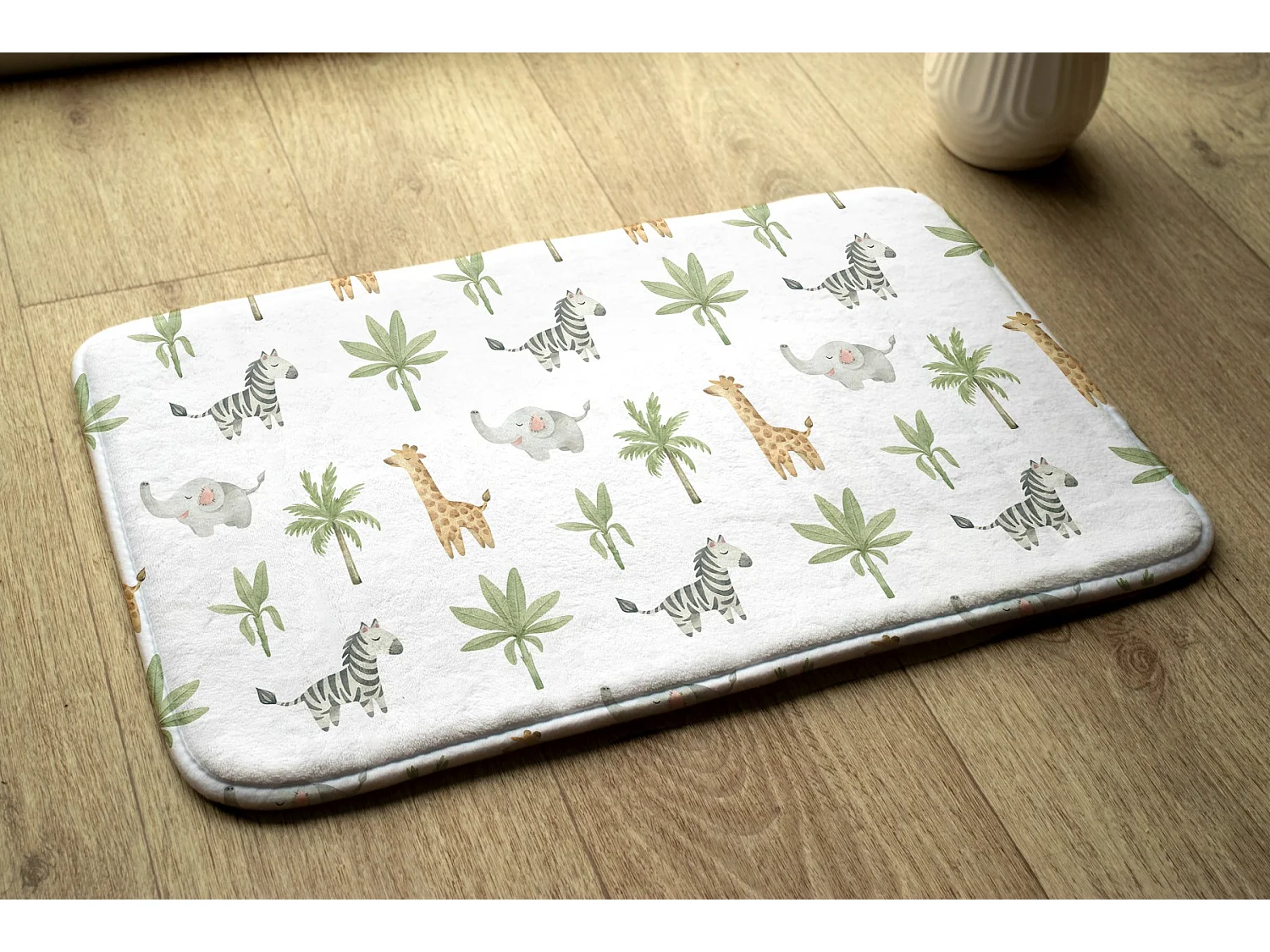 Tapis enfant, 90x60 cm Animaux et plantes Tapis enfant, pour chambre d'enfant