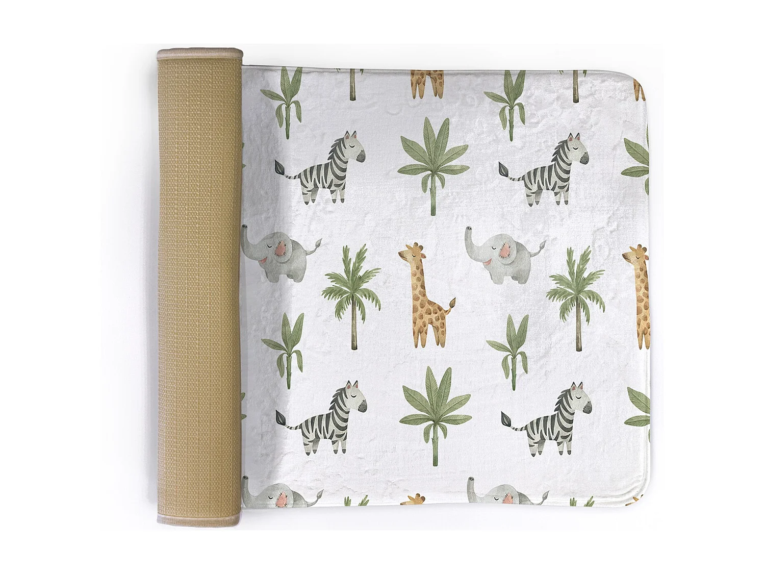 Tapis enfant, 90x60 cm Animaux et plantes Tapis enfant, pour chambre d'enfant