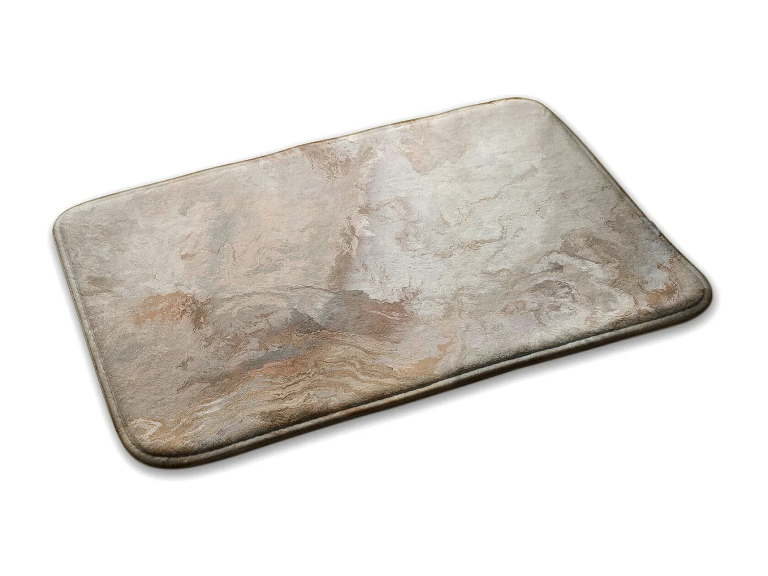 Schlafzimmerteppich, 75 x 45 cm, abstraktes Marmormuster, modischer Teppich für Schlafzimmer, Wohnzimmer