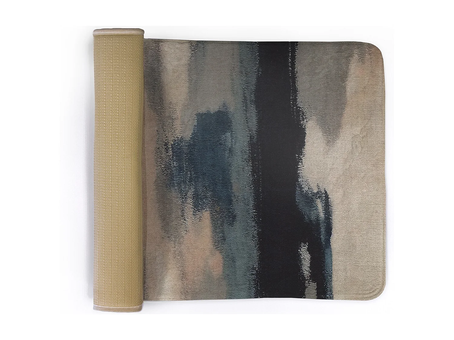 Tapis de chambre, 90x60 cm. Motif abstrait. Tapis tendance pour une chambre ou un salon.