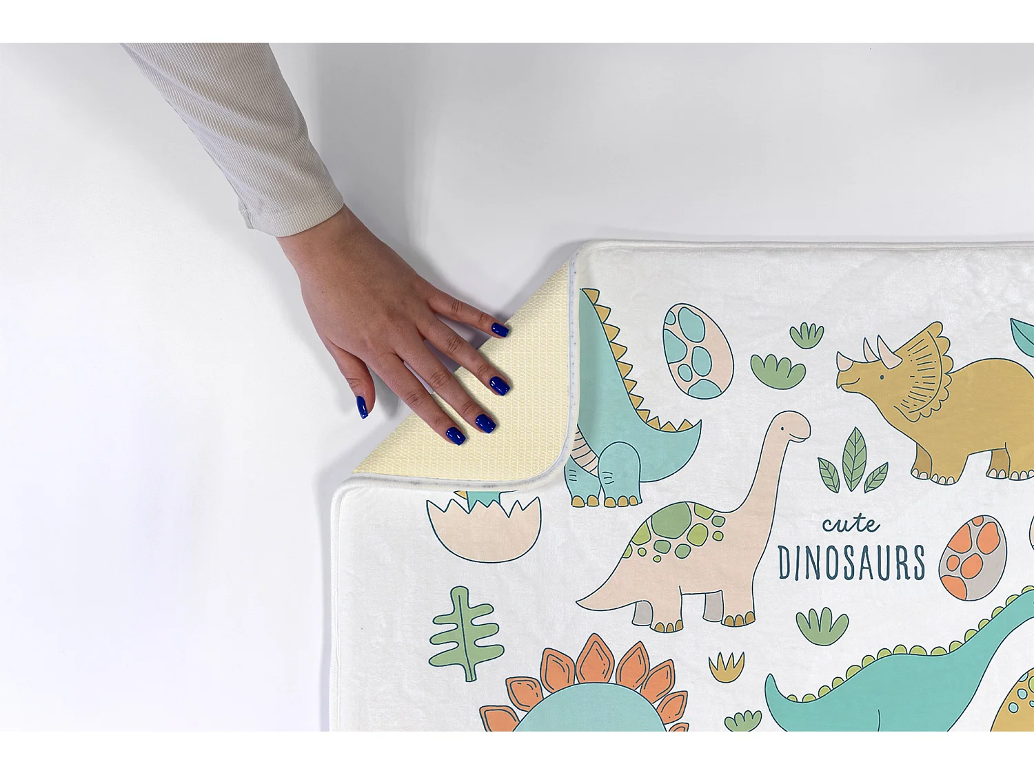 Kindervloerkleed, 90x60 cm Schattige dinosaurussen Kindervloerkleed, voor de kinderkamer