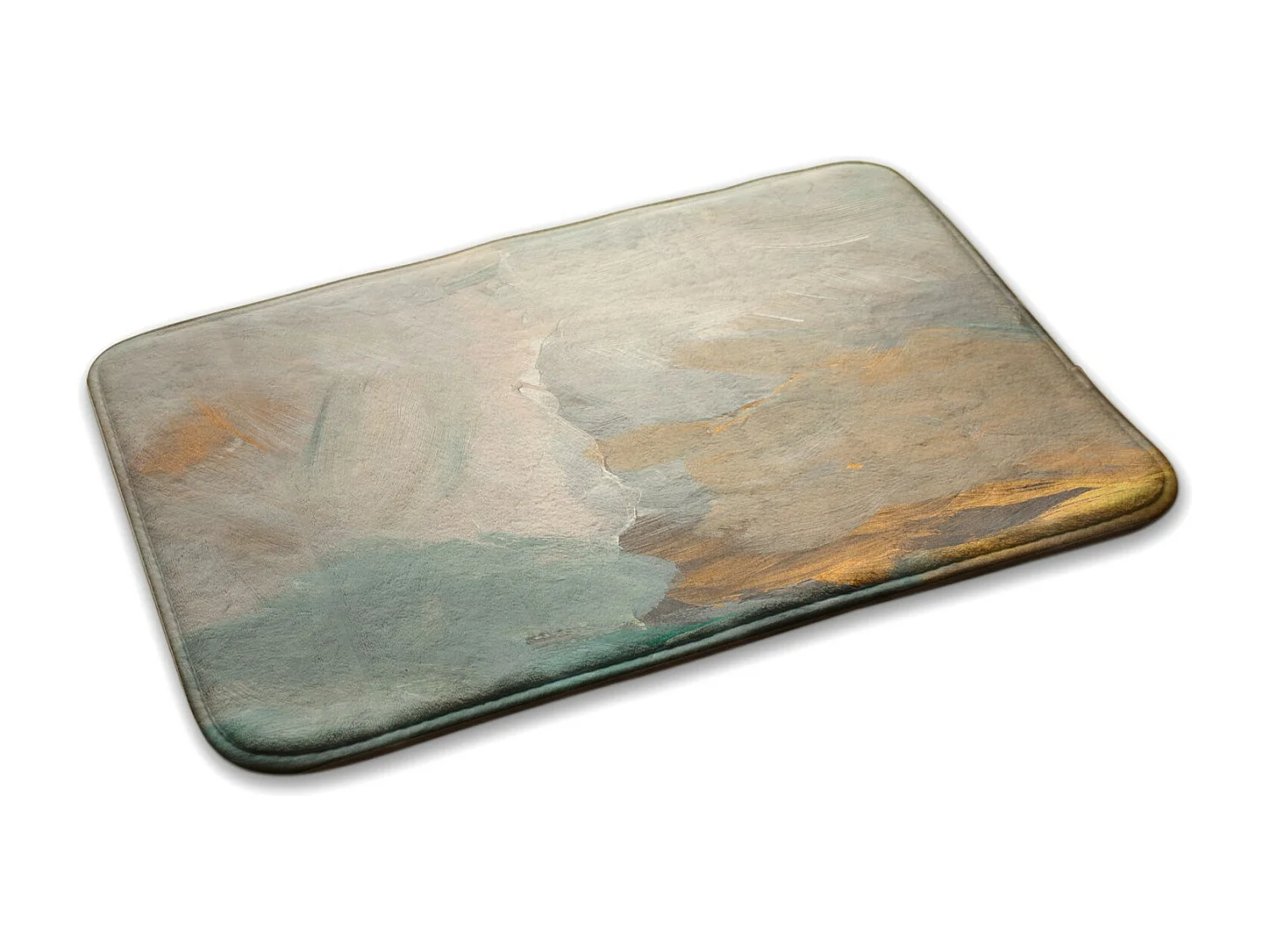 Teppich für das Schlafzimmer, 75x45 cm Abstraktes Bild Modischer Teppich für das Schlafzimmer oder Wohnzimmer.