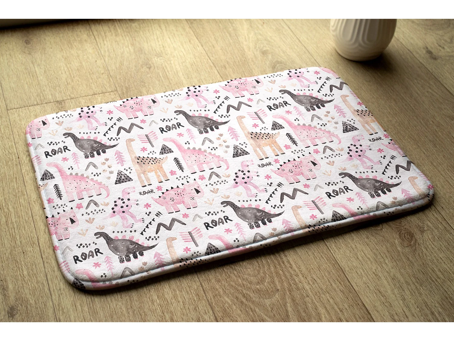 Tapis enfant, 75x45 cm Dinosaures et motifs Tapis enfant, pour chambre d'enfant