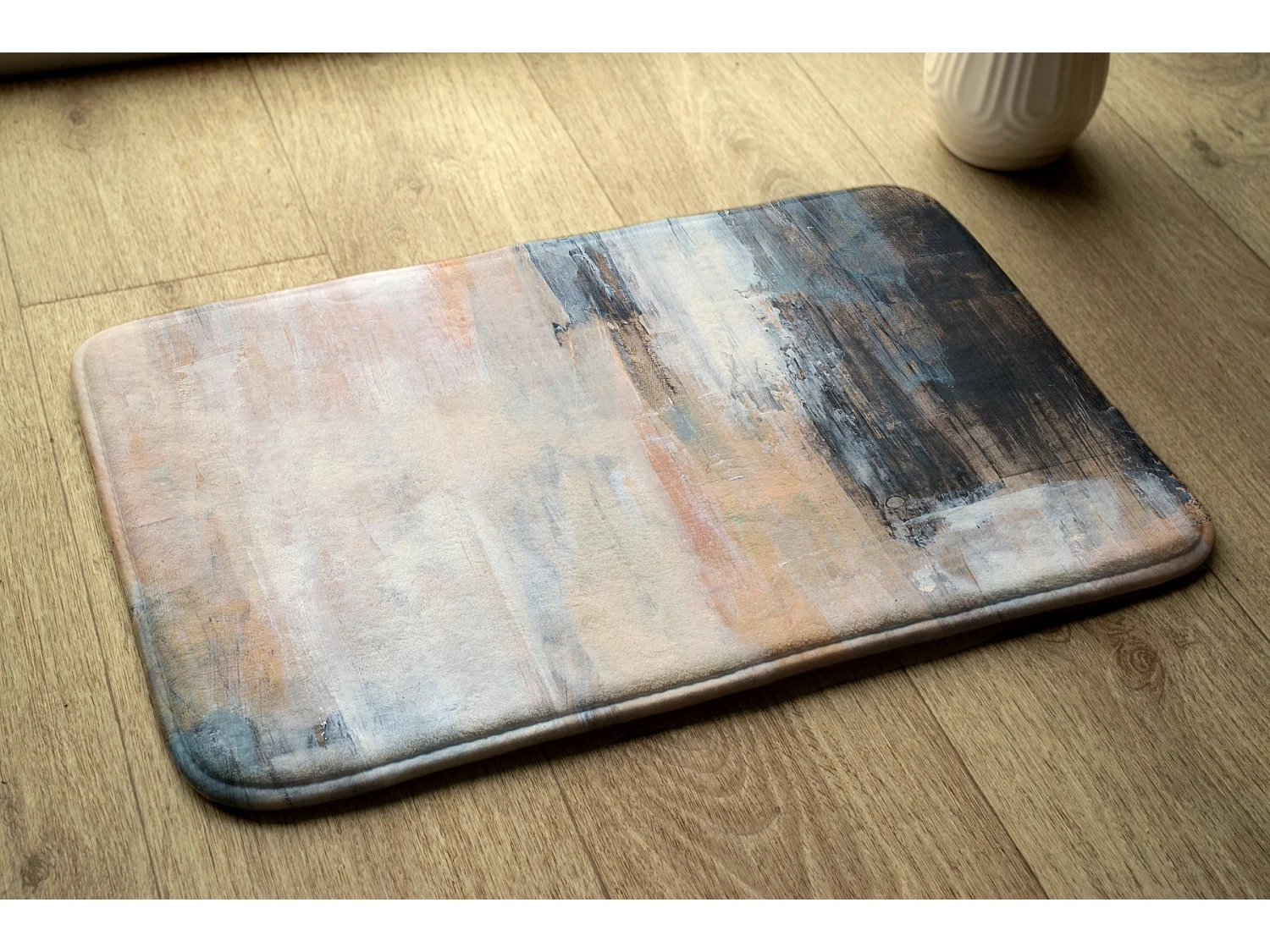 Teppich für das Schlafzimmer, 75x45 cm Abstraktes Bild Modischer Teppich für das Schlafzimmer oder Wohnzimmer.