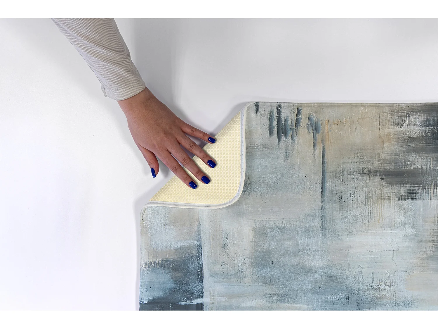 Tapis pour la chambre, 75x45 cm Image abstraite Tapis à la mode pour la chambre ou le salon.