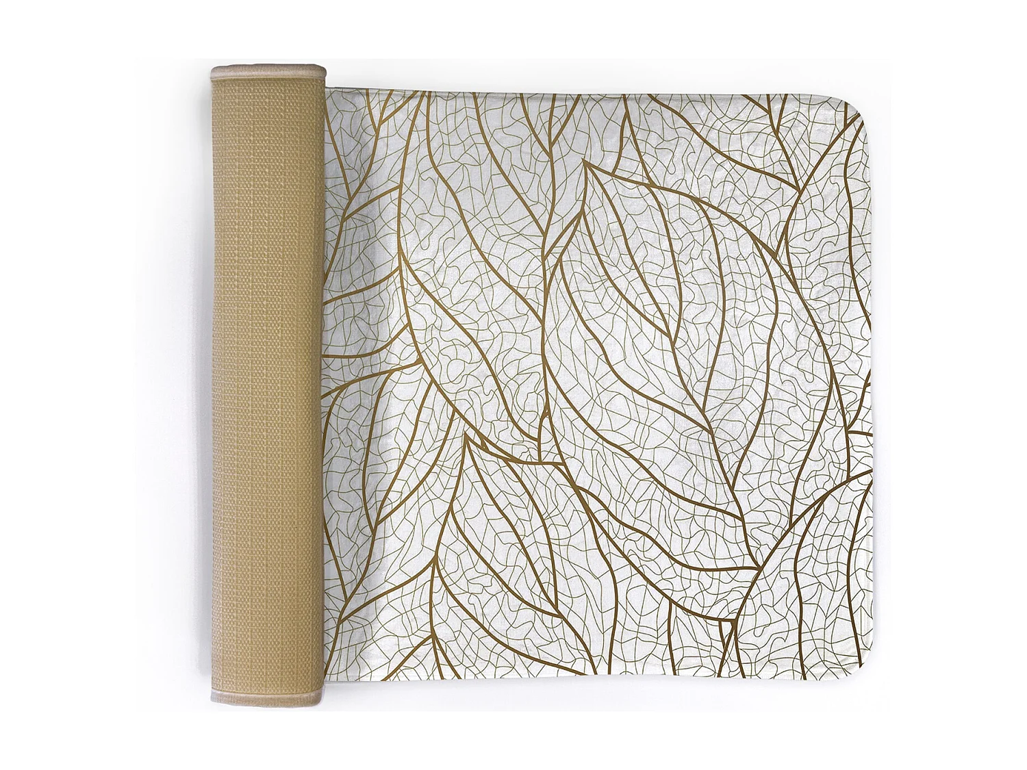 Tapis pour la chambre, 90x60 cm Feuilles contours Tapis tendance pour la chambre ou le salon.