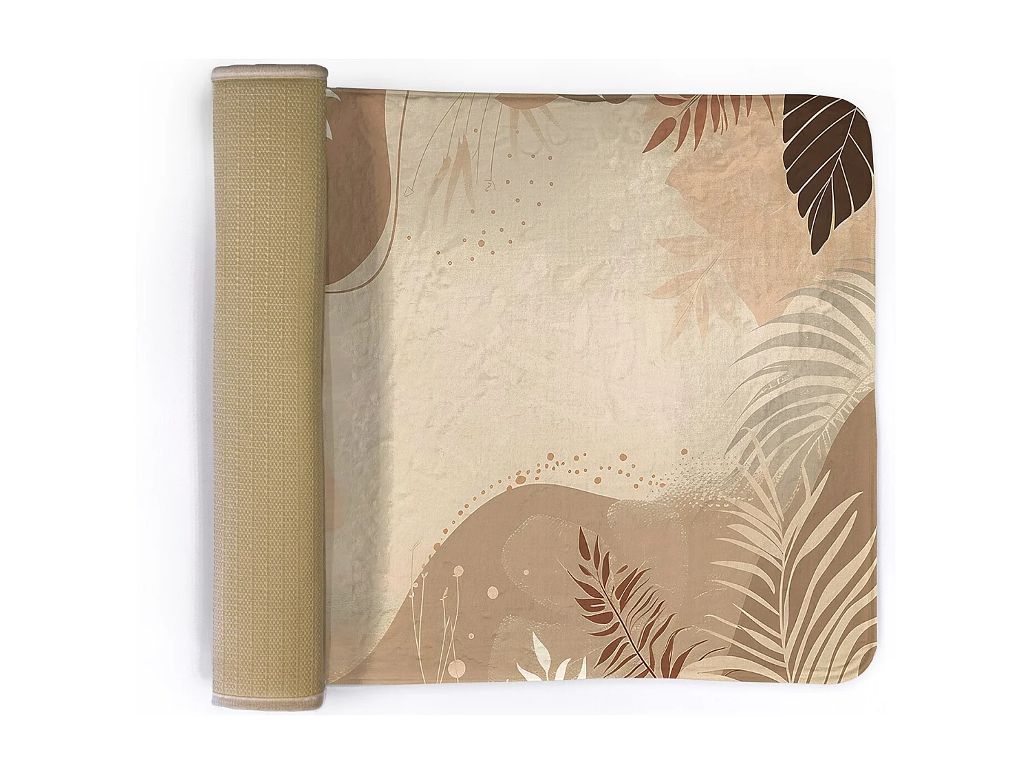 Tapis de chambre, 90x60 cm Feuilles et motifsUn tapis tendance pour une chambre ou un salon