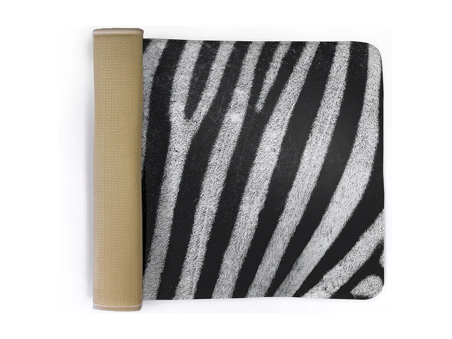 Schlafzimmerteppich, 75x45 cm Zebra Trendiger Teppich für ein Schlaf- oder Wohnzimmer.