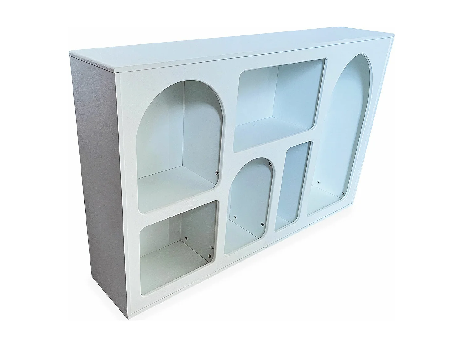 Buffet Firmine L120cm design arches style troglodyte Blanc
