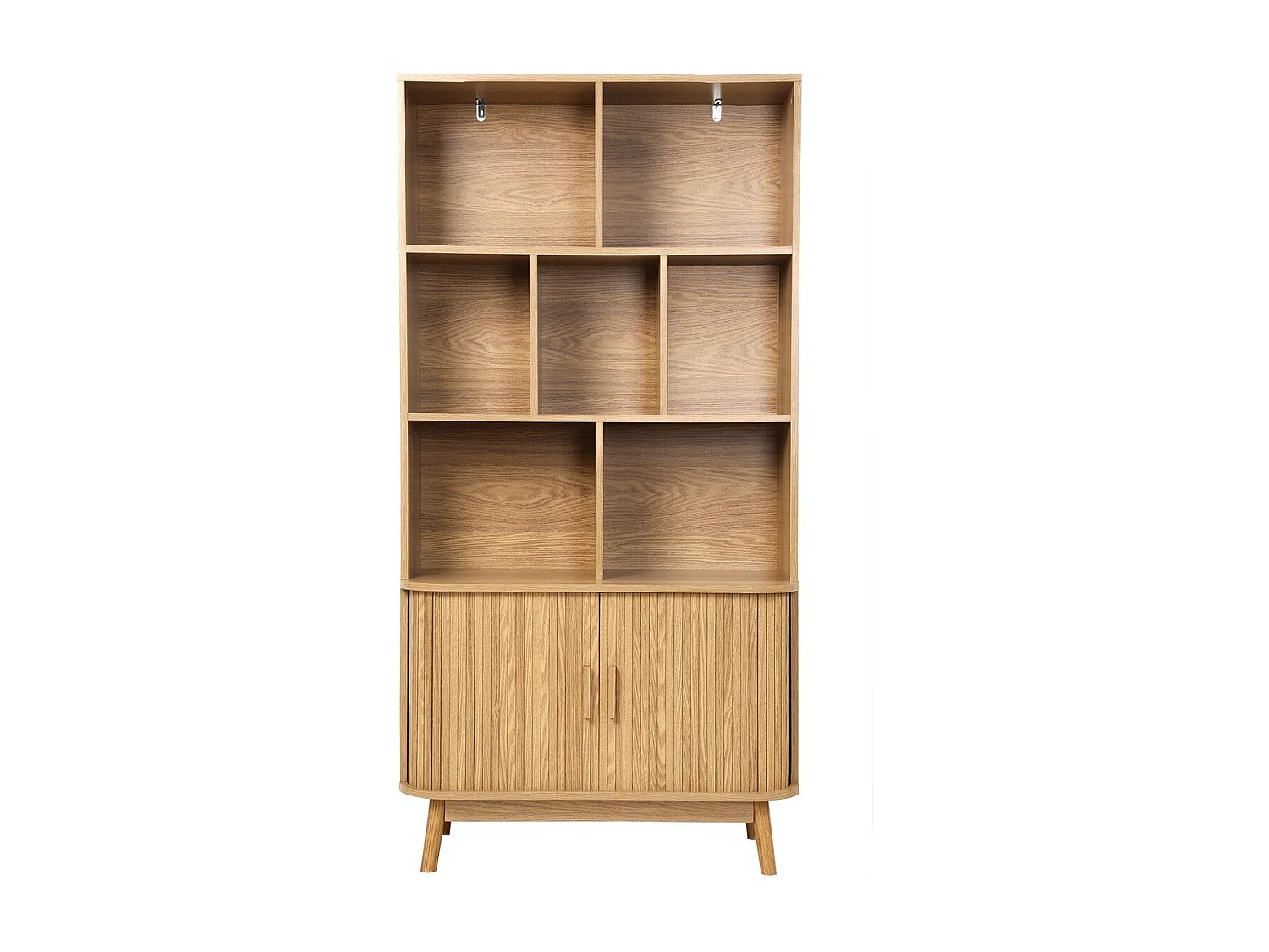 Boekenkast met 2 schuifdeuren H157,5 cm - ERNEST