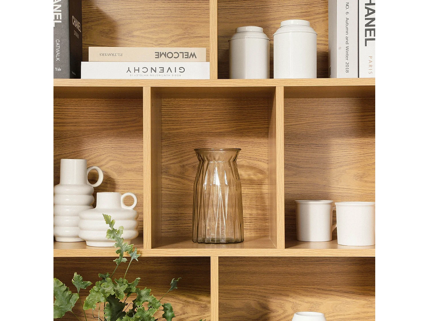 Boekenkast met 2 schuifdeuren H157,5 cm - ERNEST