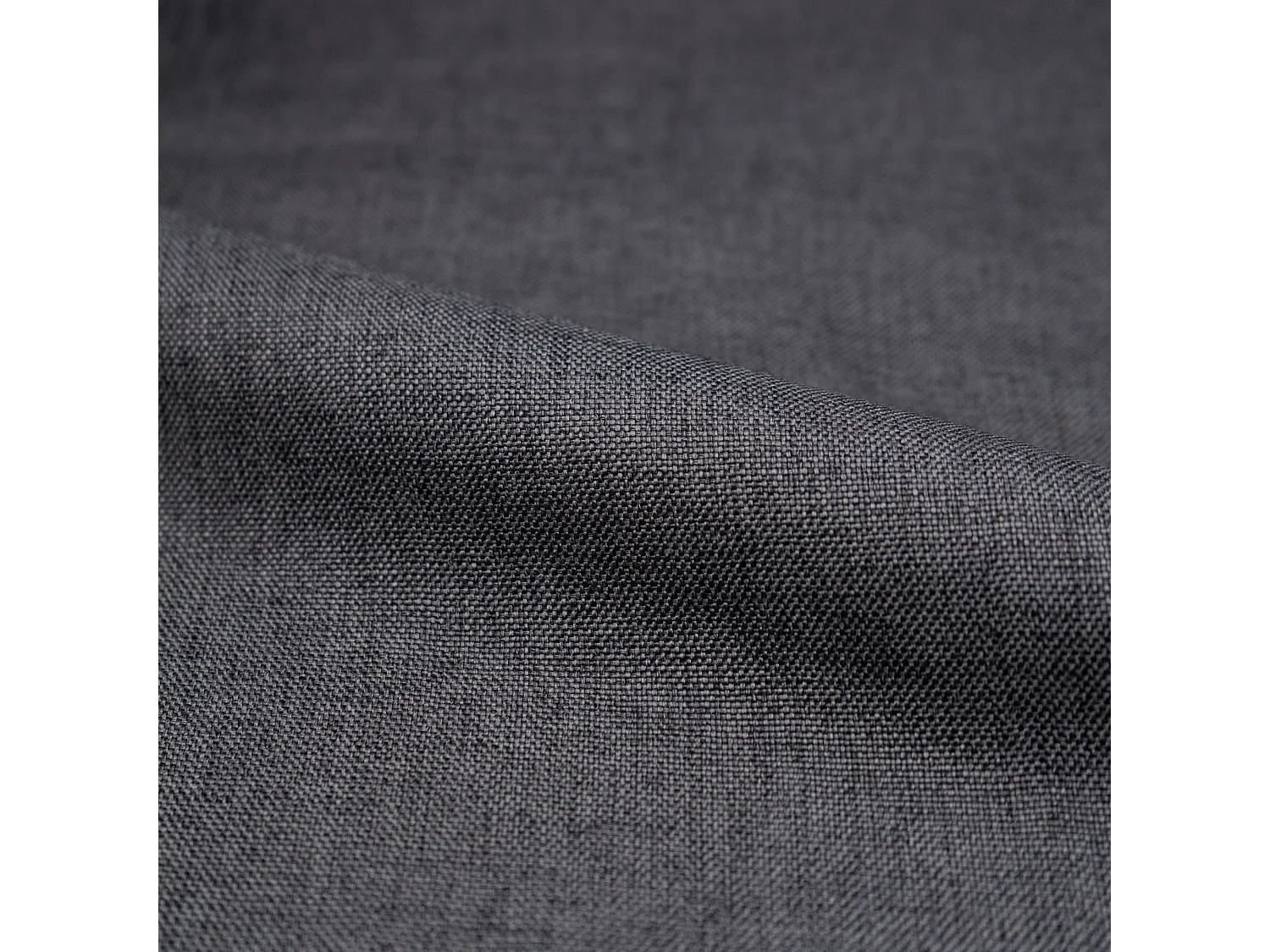 Pack 4 chaises en tissu gris foncé et gris clair - Cozy