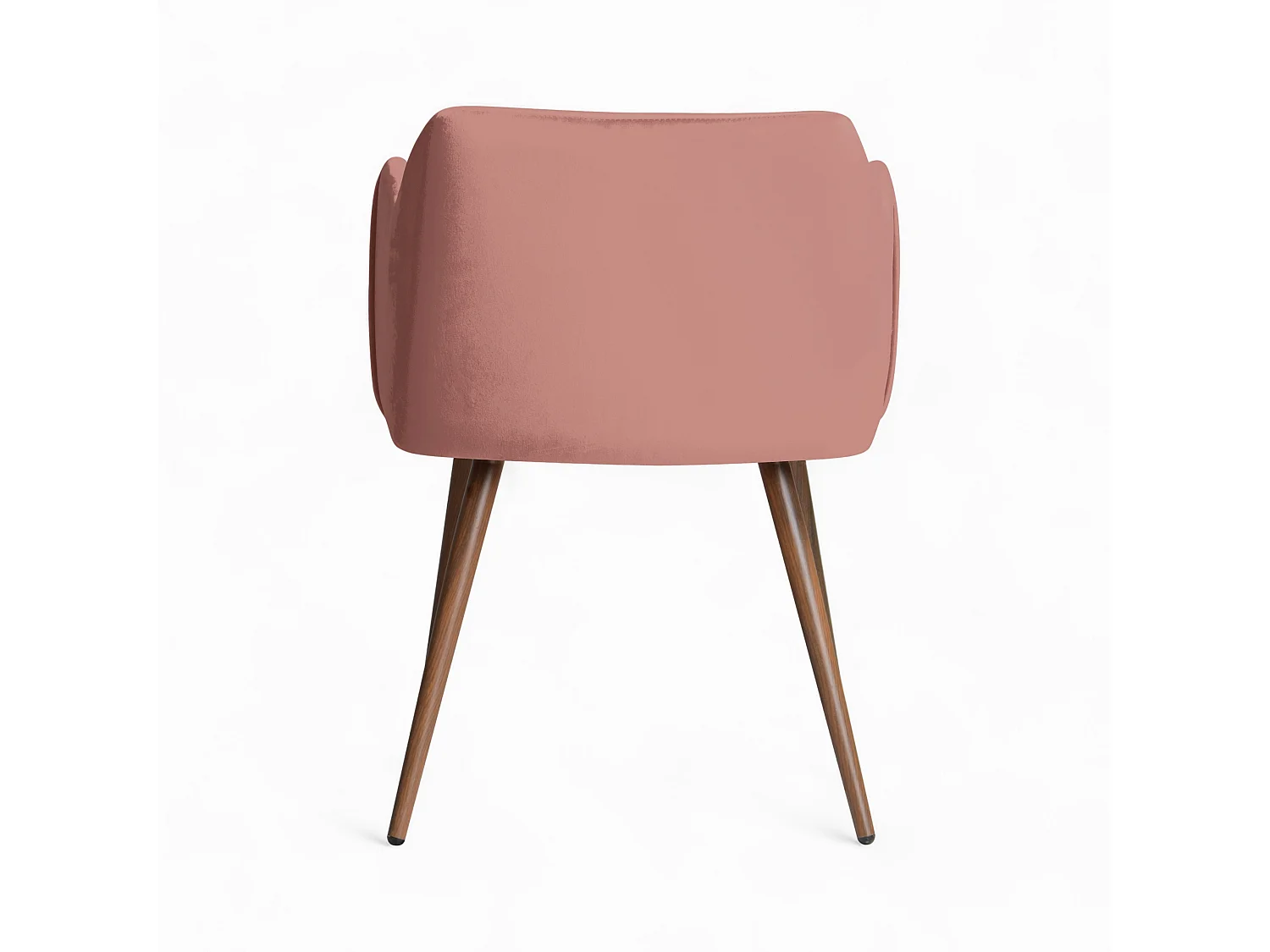 Set di 4 sedie in velluto blu e rosa - Daisy