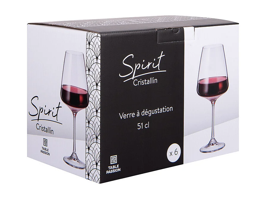 Boite de 6 verres à pied Spirit 51 cl