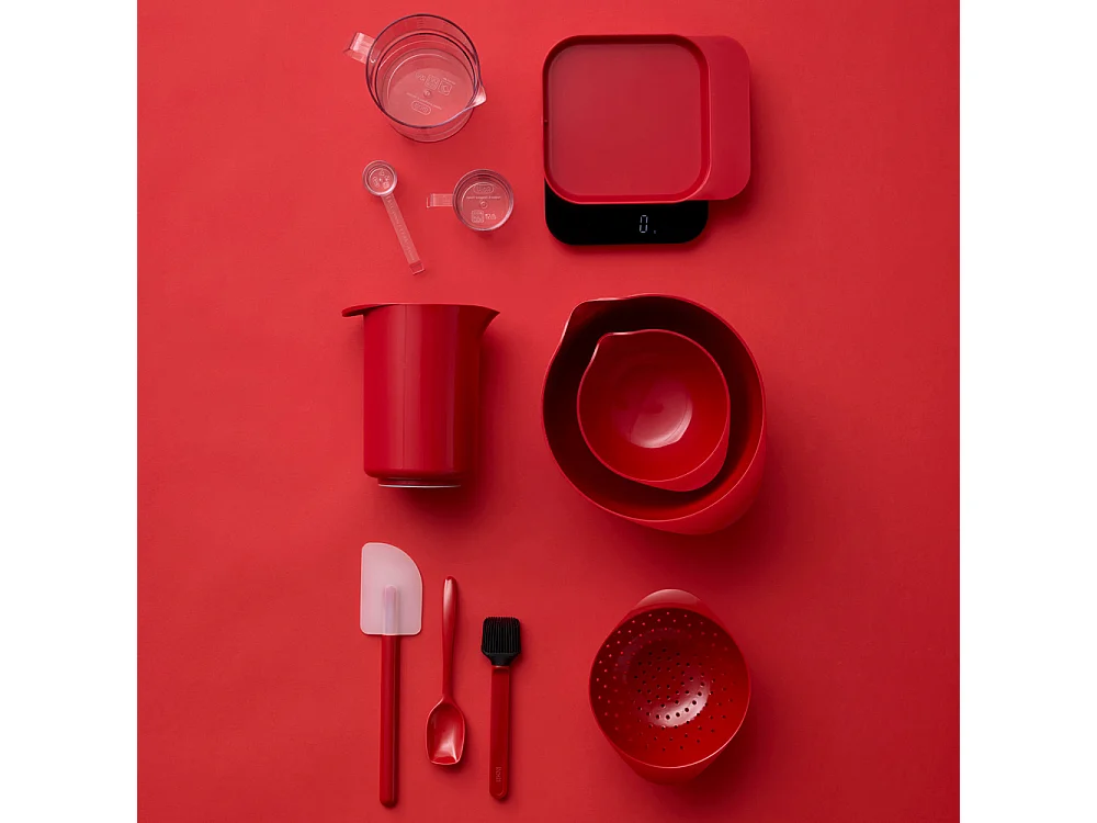 Bécher mélangeur rouge1,25L