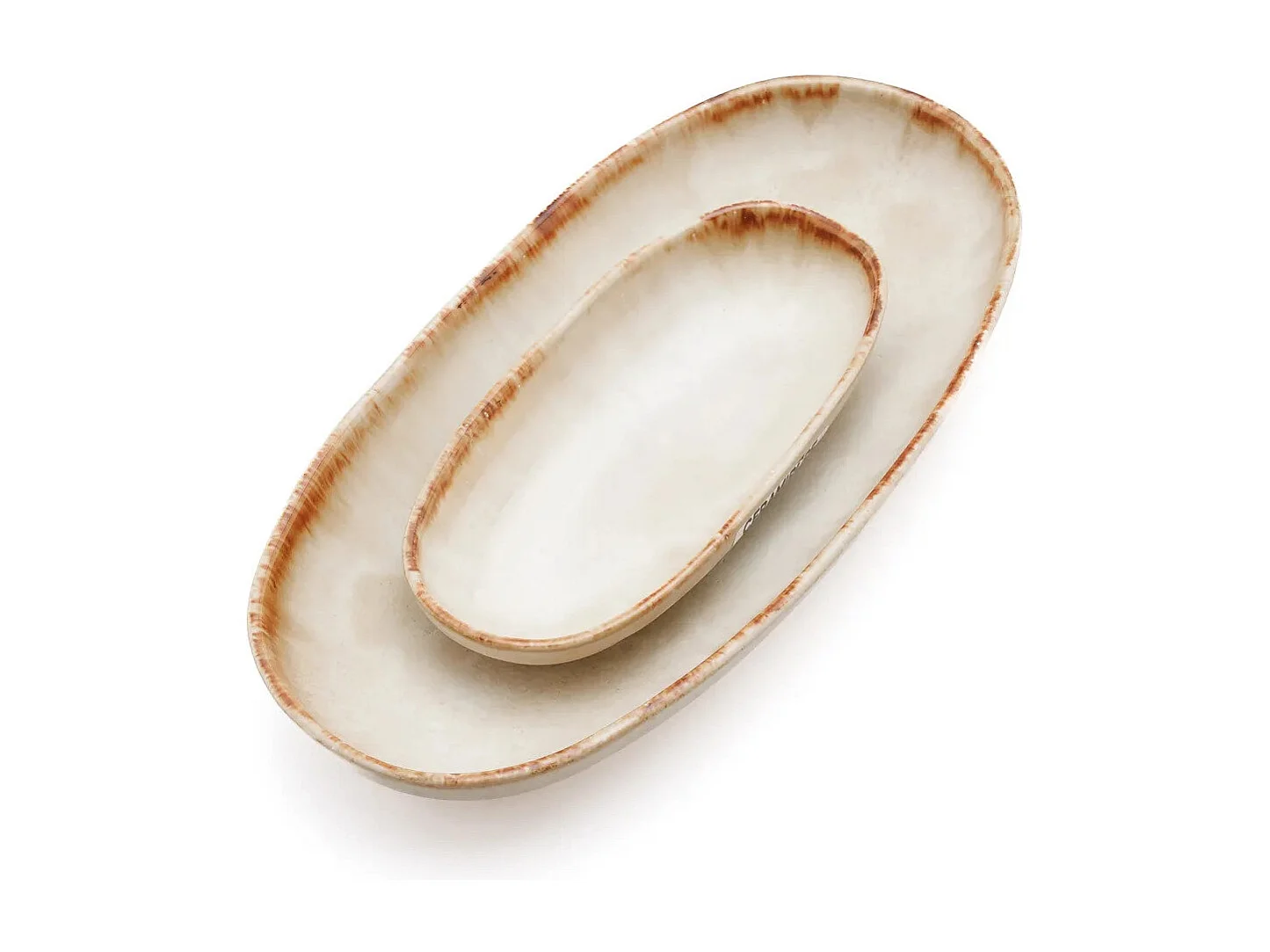 Die Ovale Cascais Schale - M - 6er-Satz