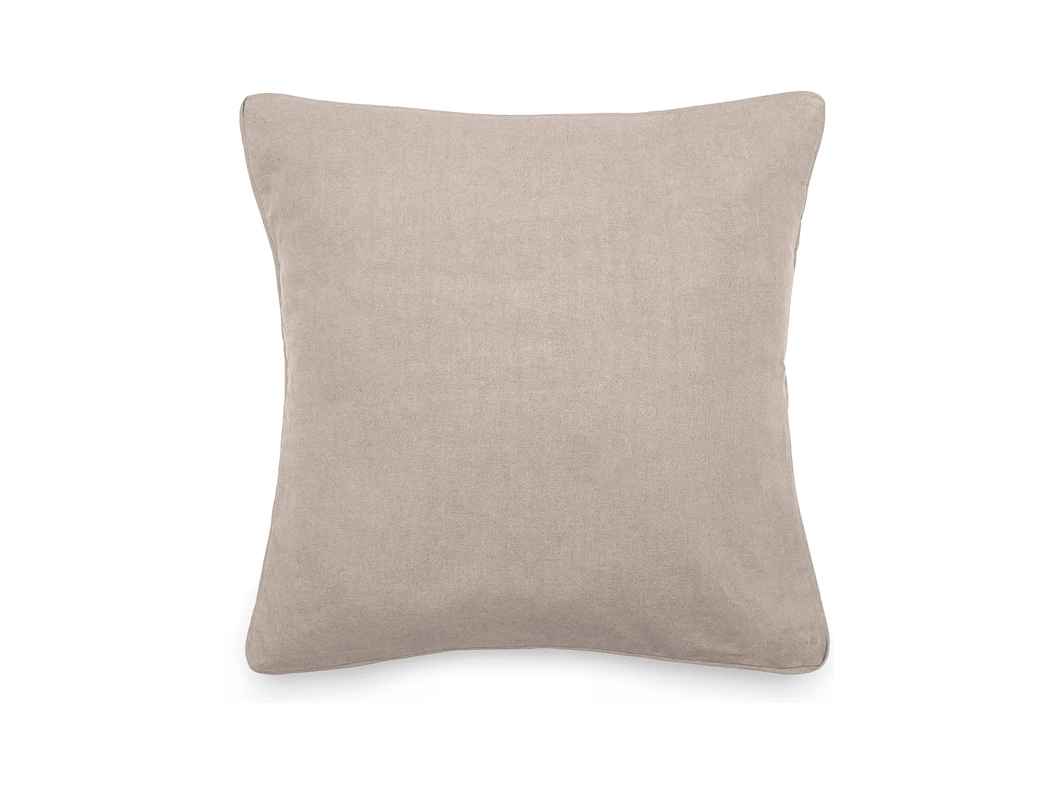 Housse de coussin 45x45 cm 50% lin et 50% coton collection OPERA DECO ficelle