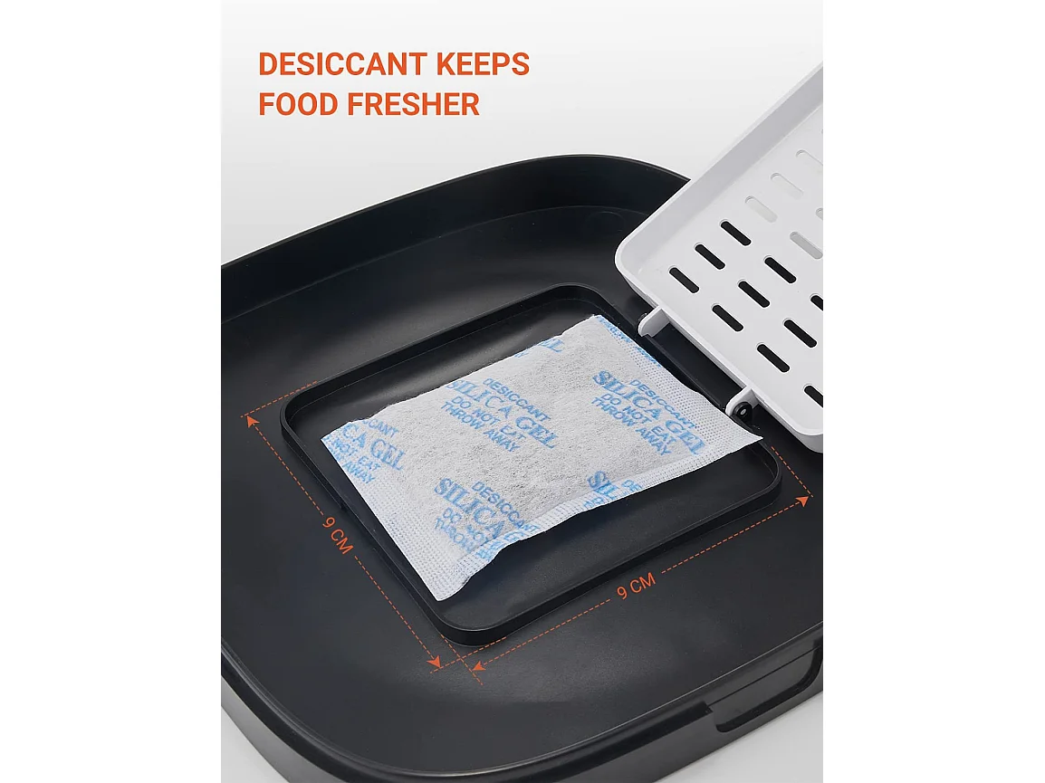 4L Balimo Automatische Katten- en Hondenvoerautomaat, Brokjesdispenser Kom 4 Maaltijden per Dag Met LED-scherm