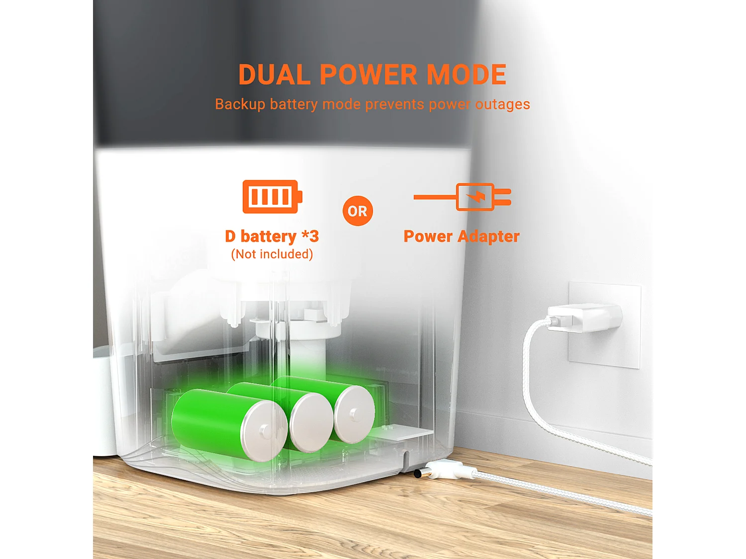 Balimo WIFI Distributeur Croquettes 3L,Noir,pour Chats/Chiens Télécommande téléphone portable,Adaptateur secteur/ batterie,fonction d'enregistrement