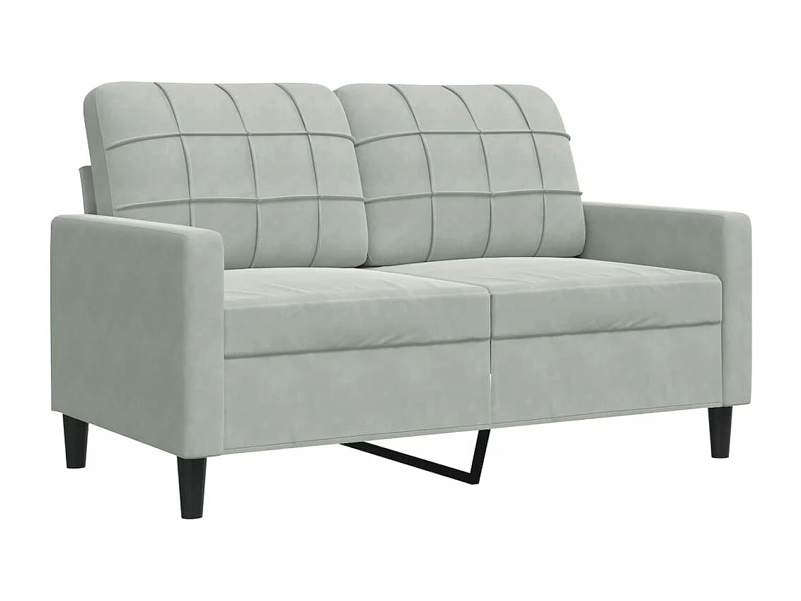 Ensemble de canapés 3 pcs et coussins et traversins velours