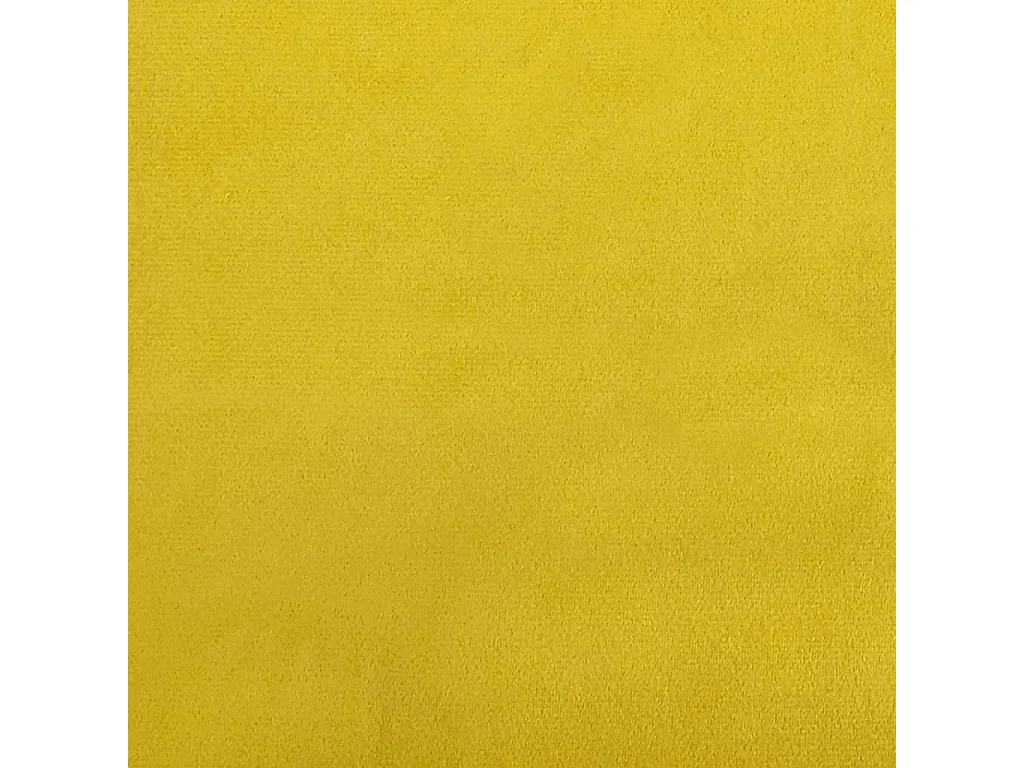 Set di Divani 2 pz con Cuscini Giallo in Velluto