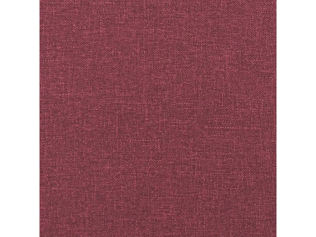 Set di Divani 2 pz con Cuscini Rosso Vino in Tessuto