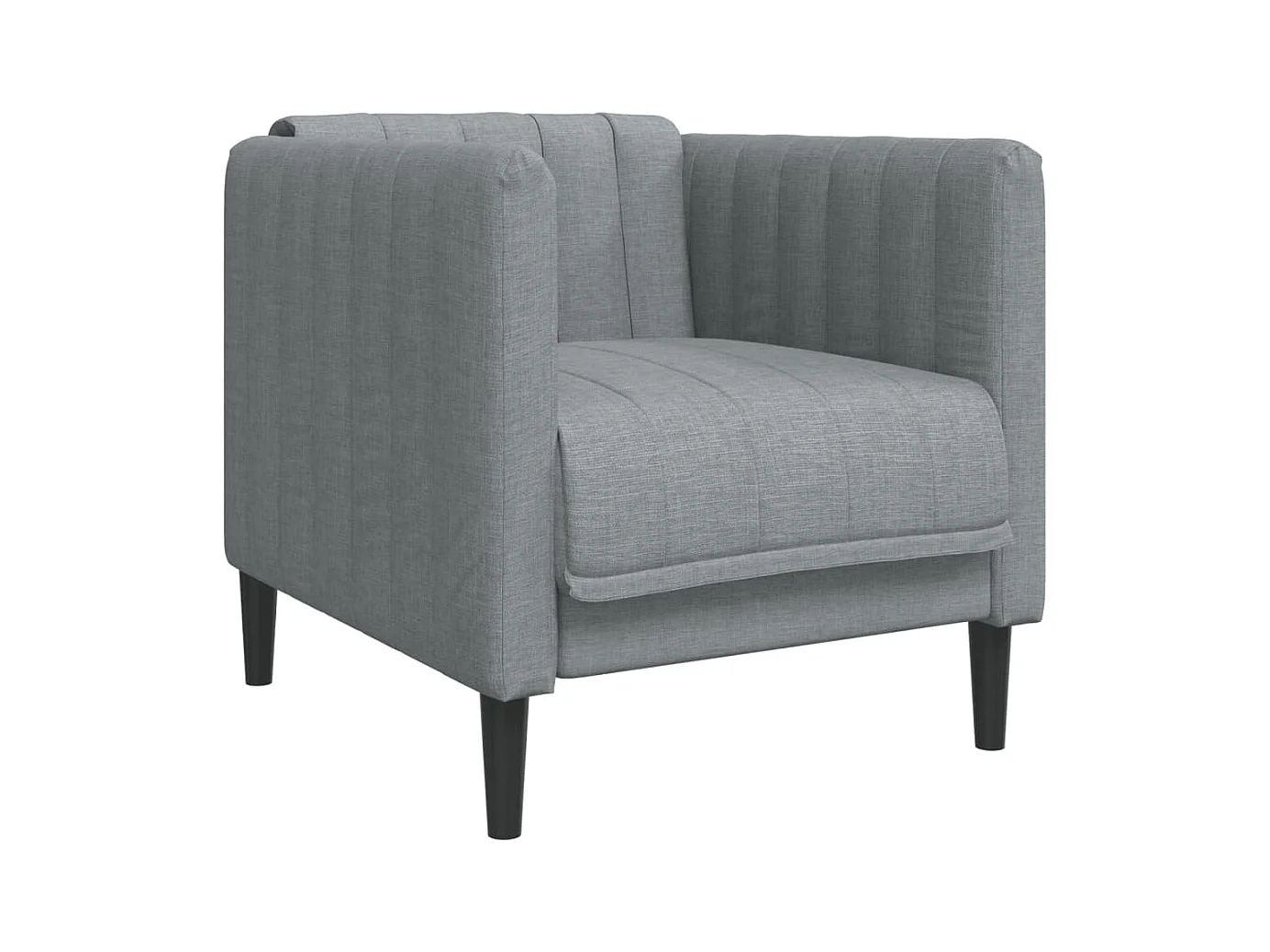Fauteuil gris foncé tissu