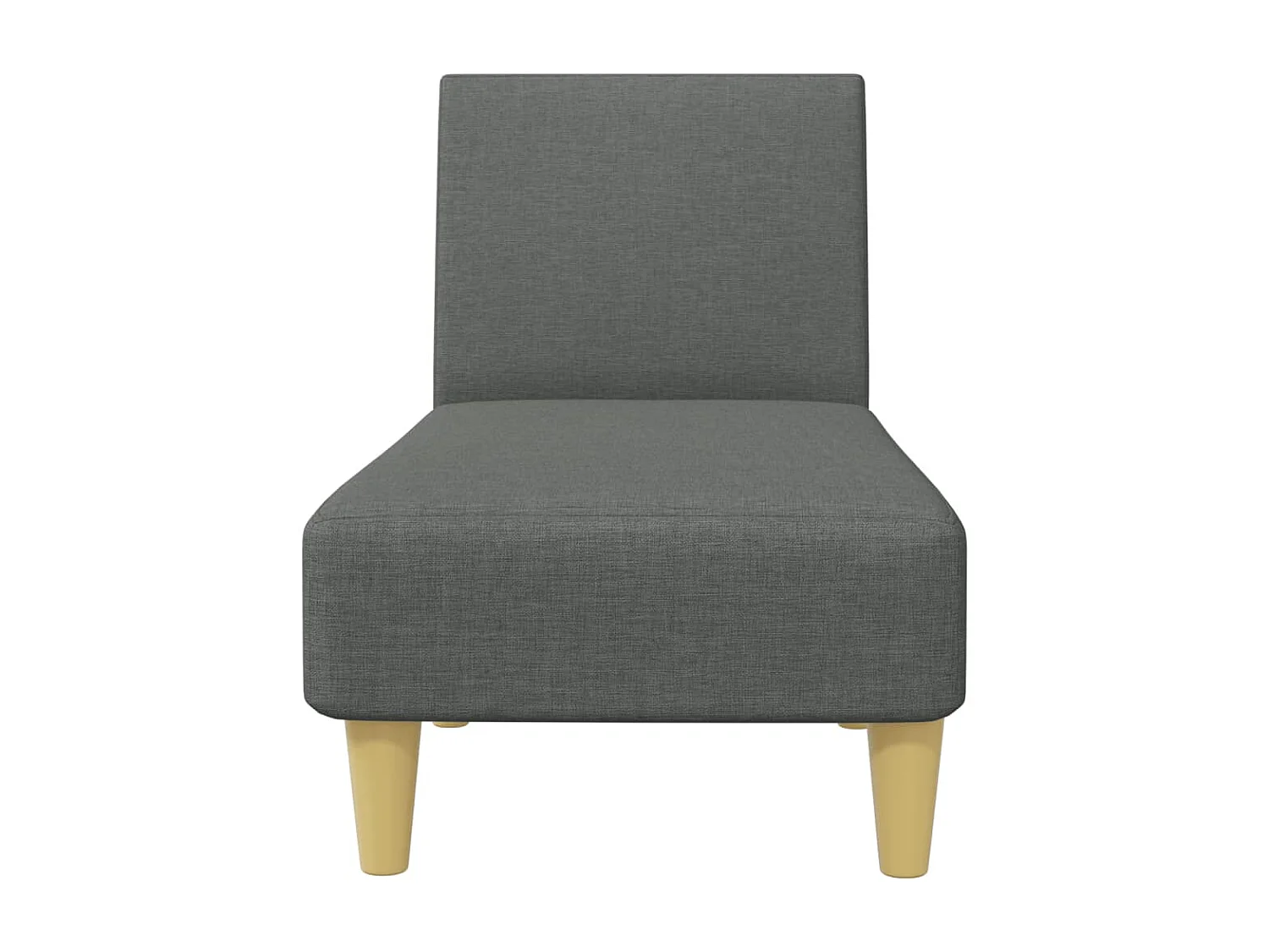 Ensemble de canapés 2 pcs gris foncé tissu