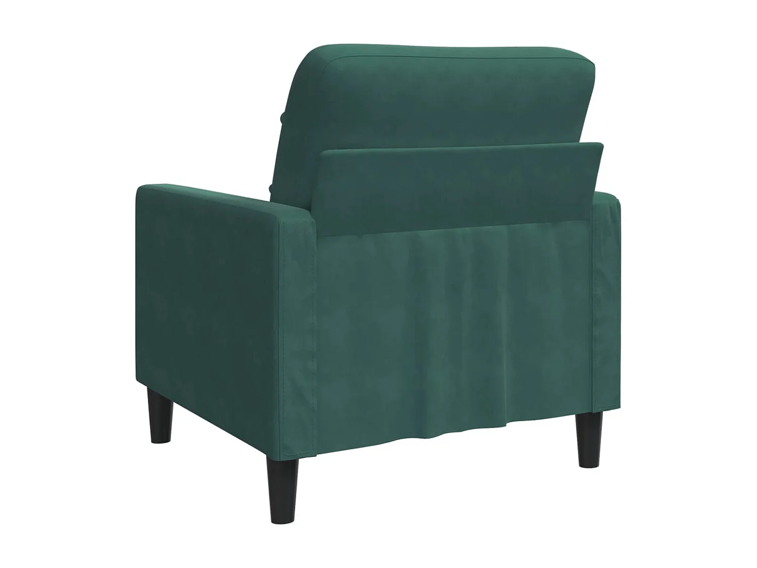 Poltrona Verde Scuro 60 cm Velluto
