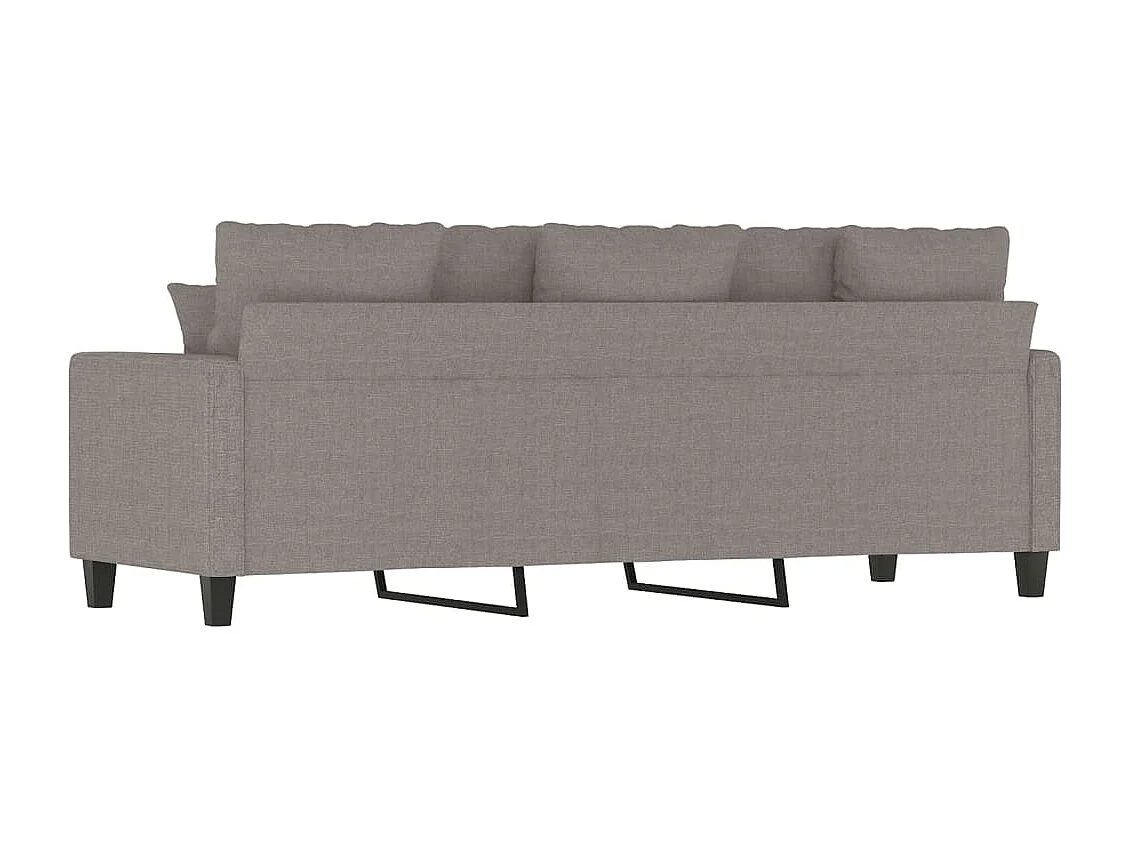3-Sitzer-Sofa Taupe 180 cm Stoff