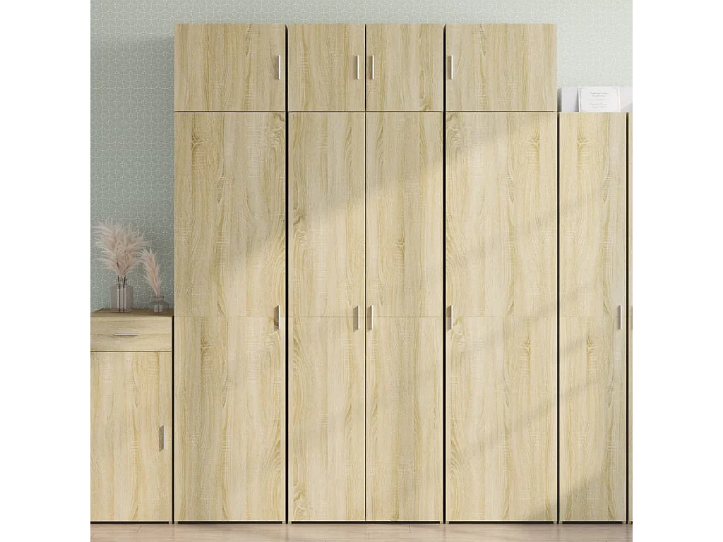 Armario de madera de ingeniería roble Sonoma 70x42,5x225 cm