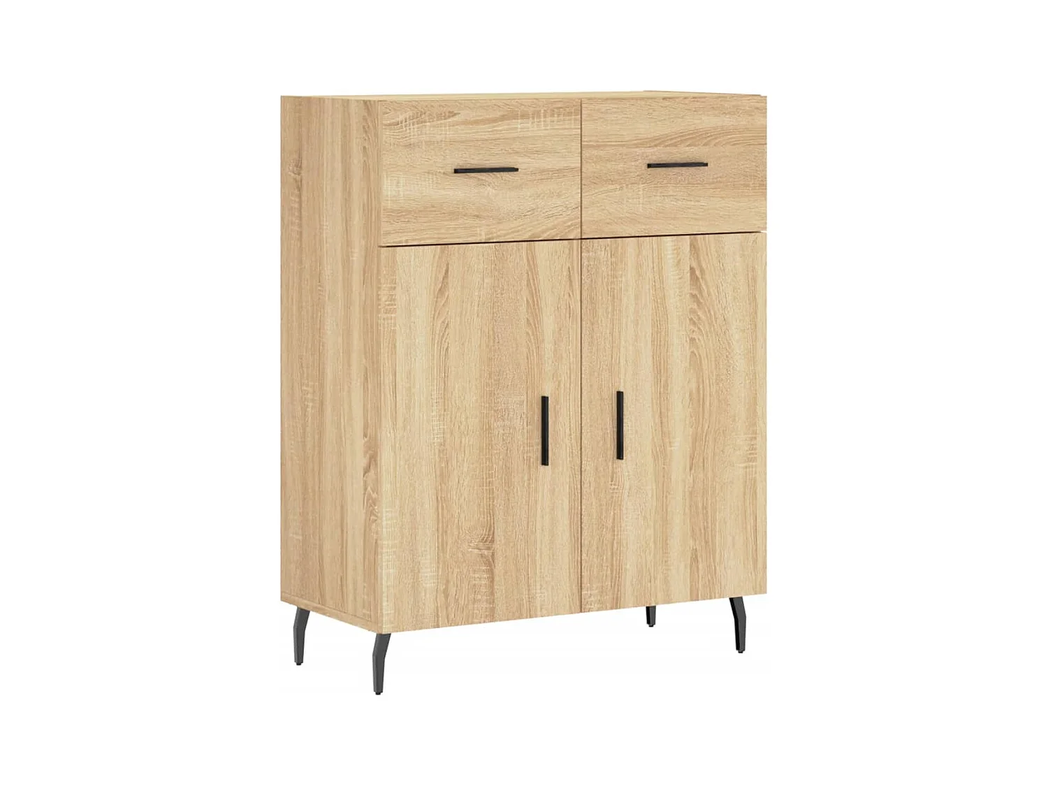 Credenza Rovere Sonoma 69,5x34x180 cm in Legno Multistrato