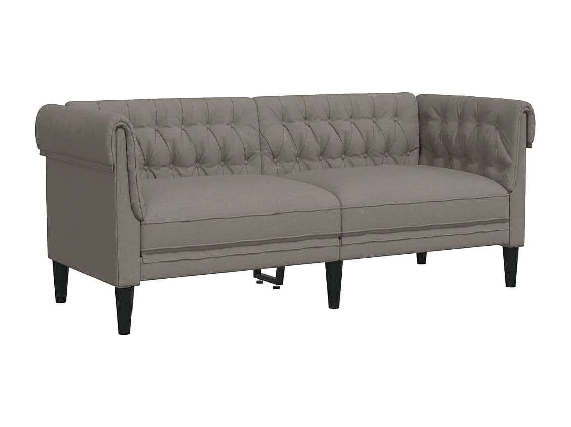 2-delige Loungeset stof taupe