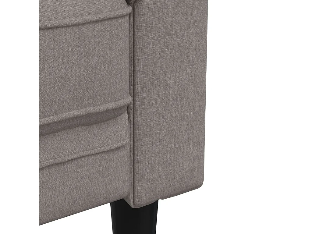 2-delige Loungeset stof taupe