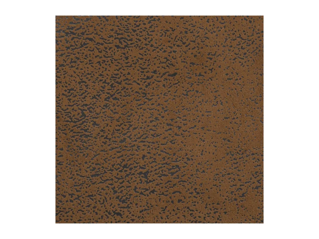 Chesterfield-Sessel Braun Kunstleder in Wildleder-Optik