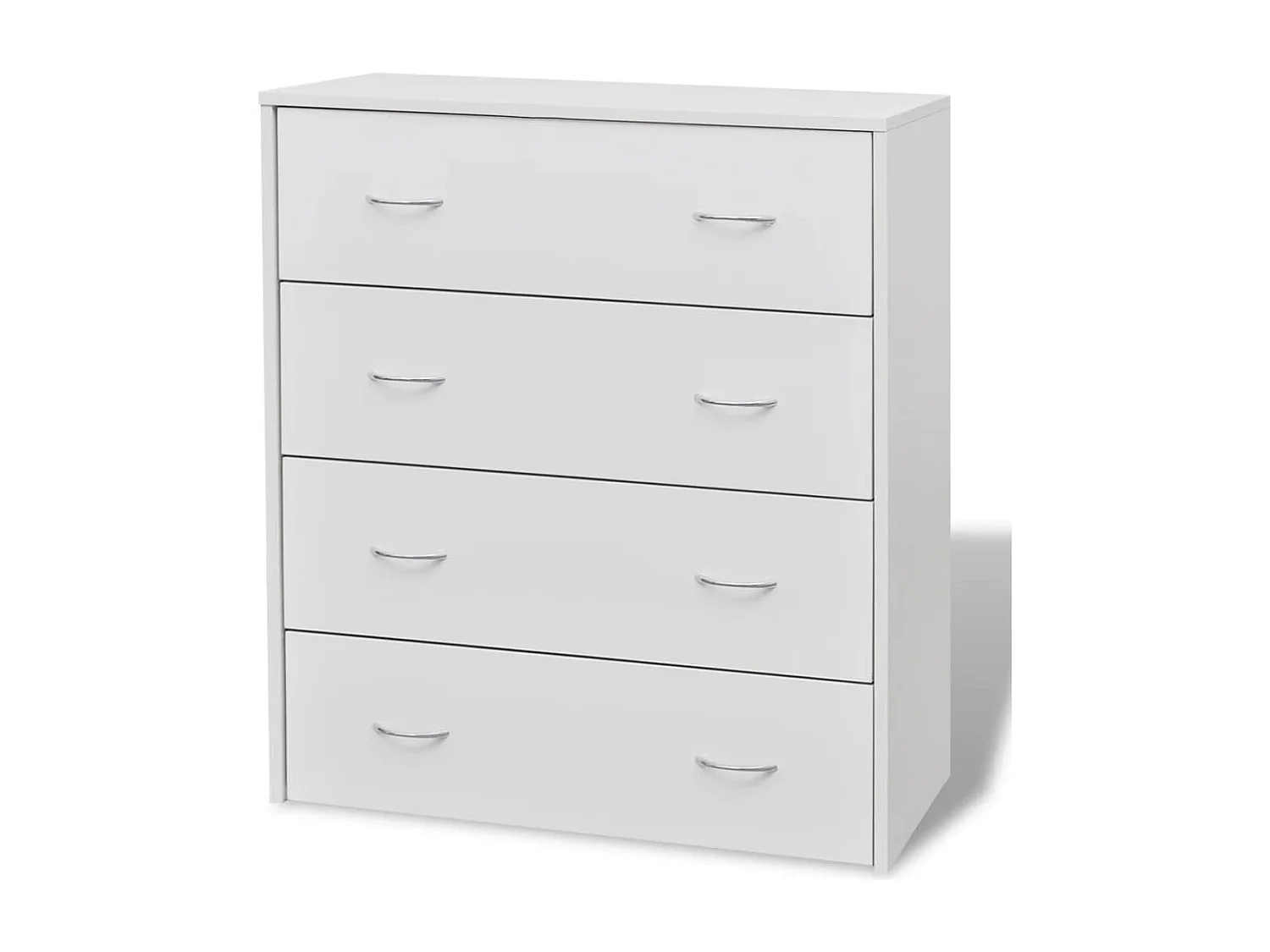 Buffet avec 4 tiroirs 60x30,5x71 cm Blanc