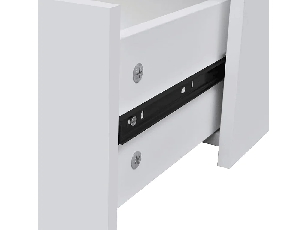 Buffet avec 4 tiroirs 60x30,5x71 cm Blanc